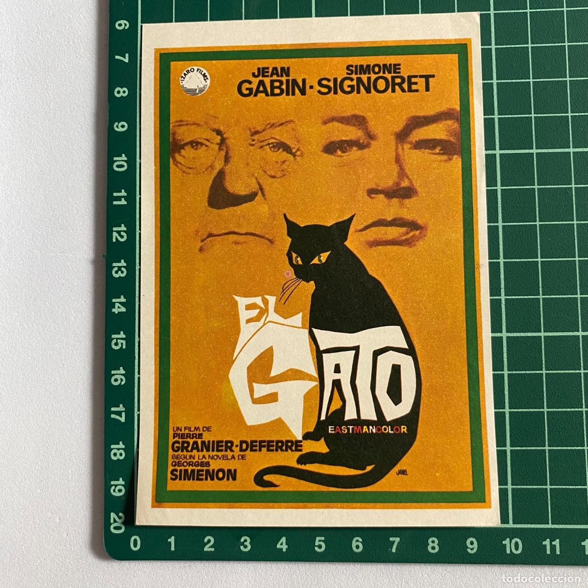 Cine: Programa de cine folleto de mano pelicula El gato - Foto 1
