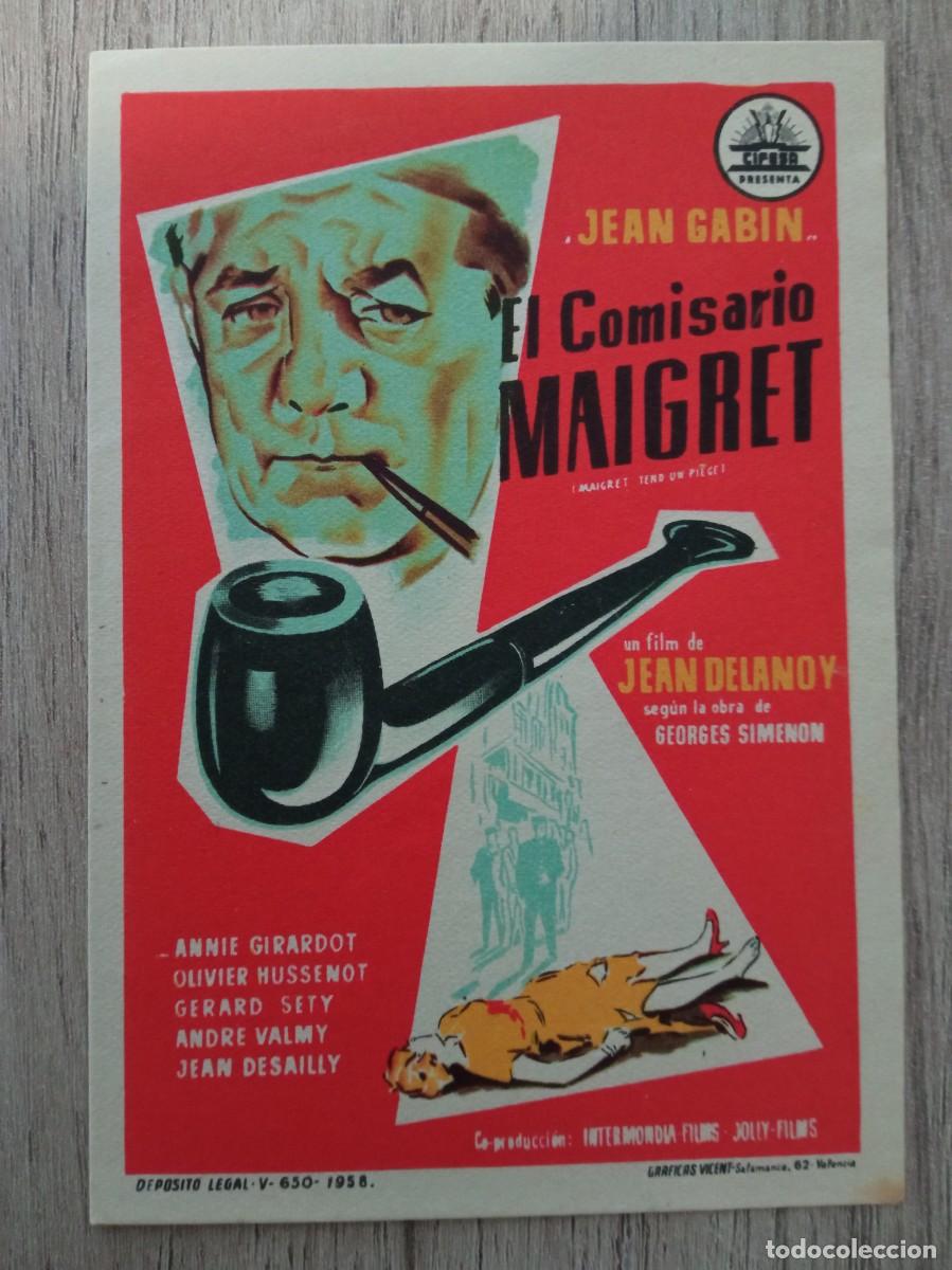 Cine: EL COMISARIO MAIGRET, JEAN GABIN - Foto 1