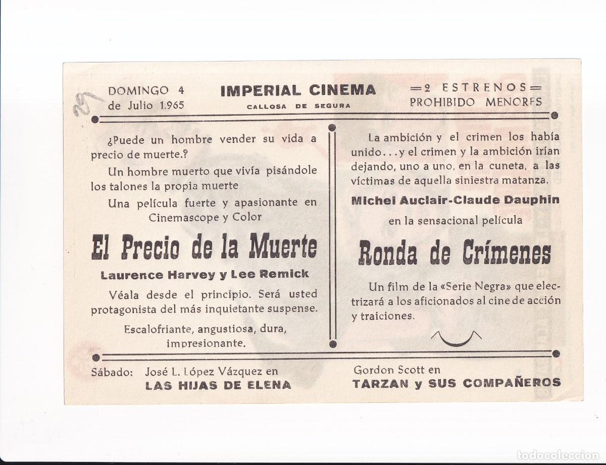Cine: EL PRECIO DE LA MUERTE : LAURENCE HARVEY - Foto 2