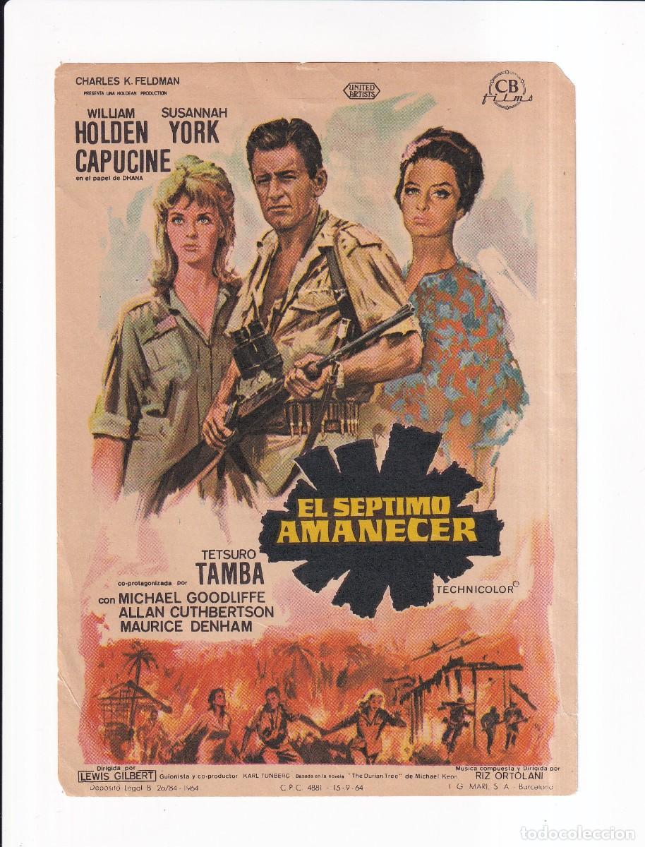 Cine: EL SEPTIMO AMANECER : WILIAM HOLDEN - Foto 1