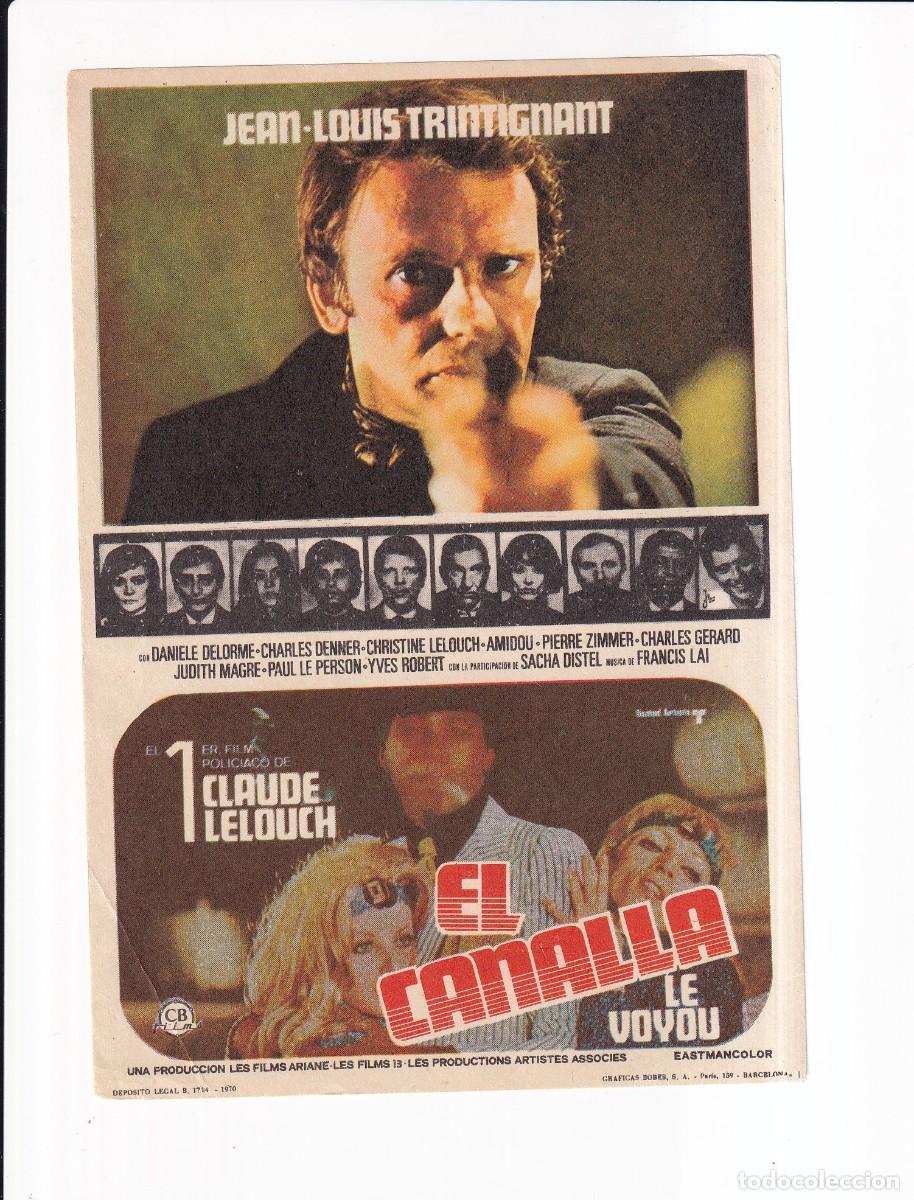 Cine: EL CANALLA : JEAN-LOUIS TRINTIGNANT - Foto 1