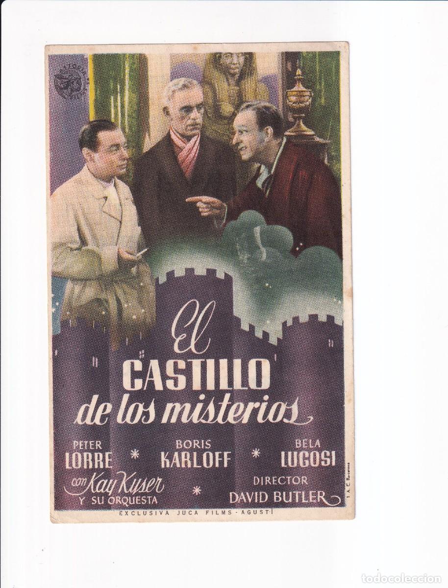 Cine: EL CASTILLO DE LOS MISTERIOS .- PETER LORRE - Foto 1