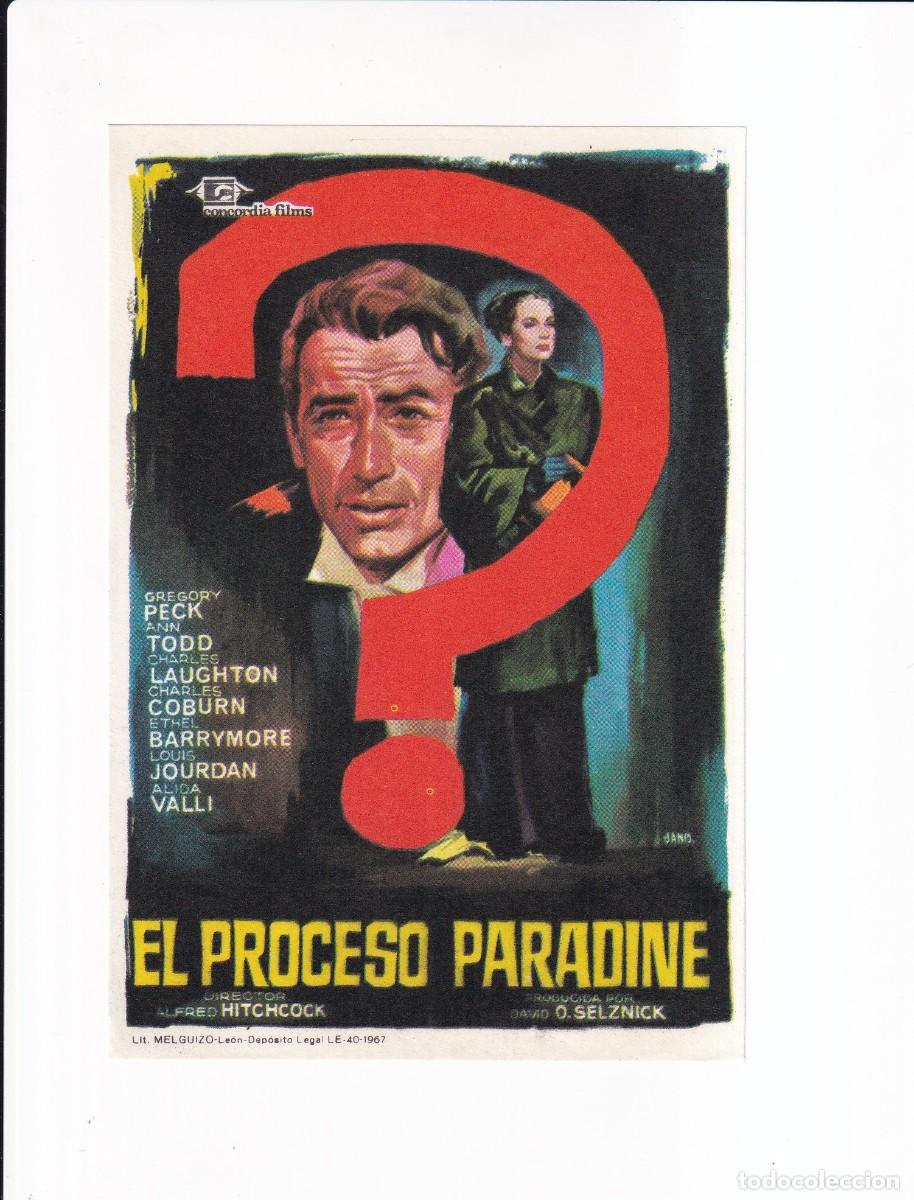 Cine: EL PROCESO PARADINE : GREGORY PECK - Foto 1