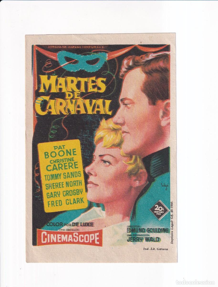 Cine: MARTES DE CARNAVAL : PAT BOONE - Foto 1