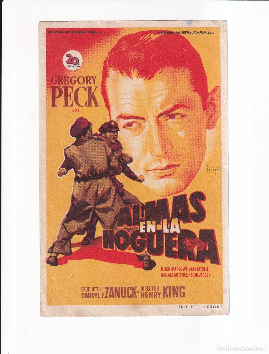 Cine: ALMAS EN LA HOGUERA : GREGORY PECK - Foto 1