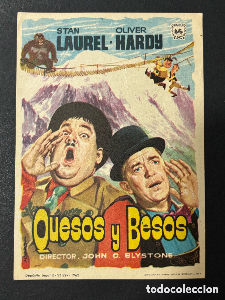 Cine: Programa quesos y besos stan laurel Oliver Hardy A14 - Foto 1
