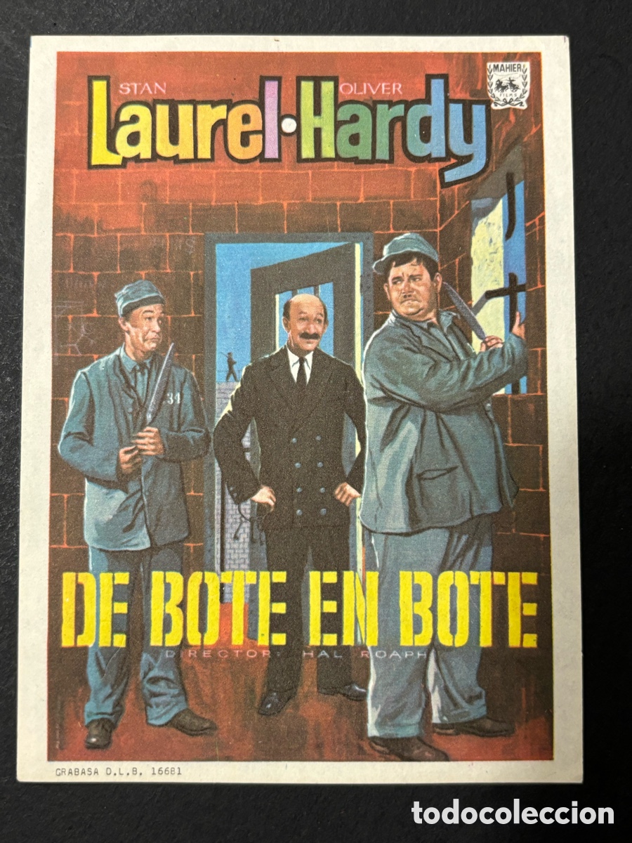 Cine: Programa de bote en bote stan laurel Oliver Hardy A14 - Foto 1