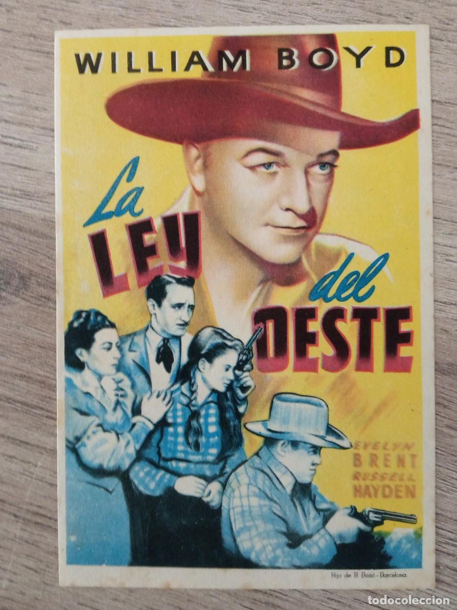 Cine: LA LEY DEL OESTE, WILLIAM BOYD - Foto 1