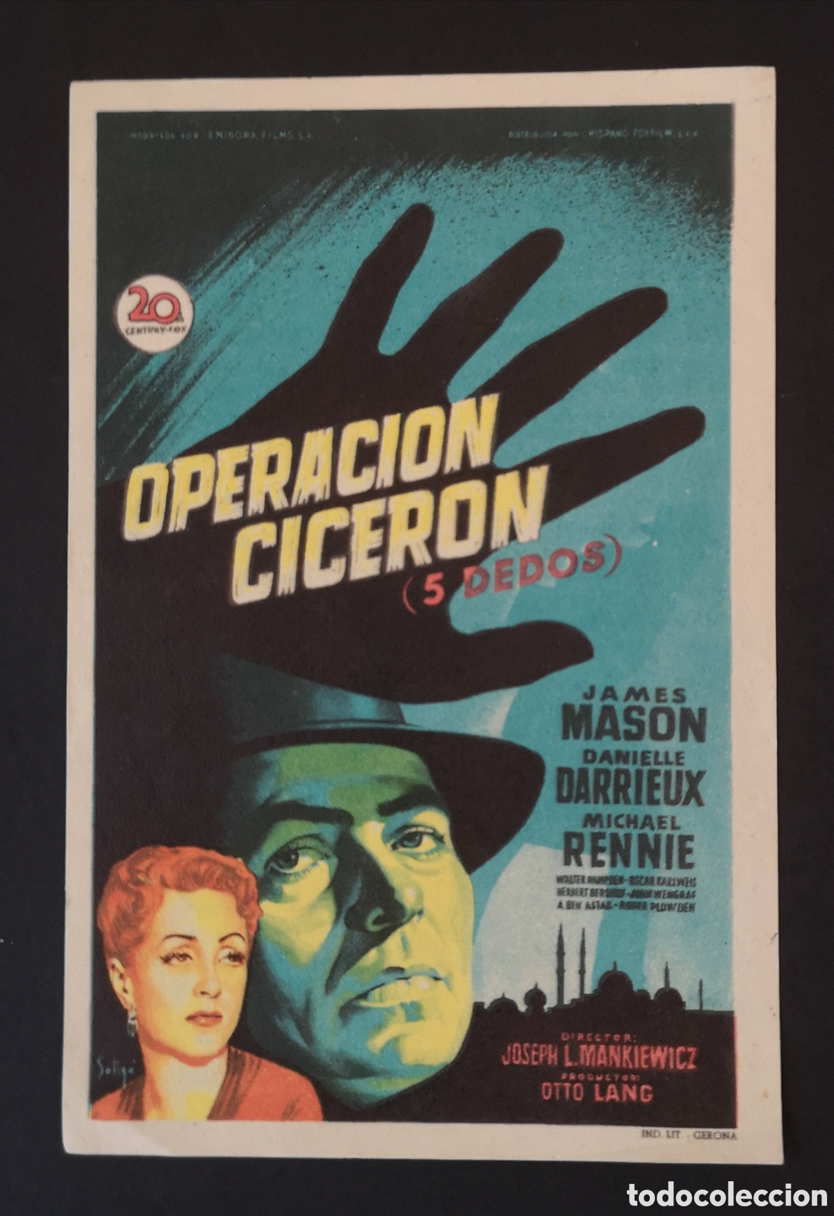 Cine: OPERACI&Oacute;N CISERON - (CINCO DEDOS) - Foto 1