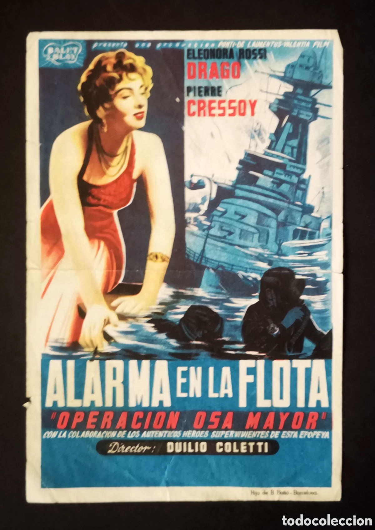 Cine: ALARMA EN LA FLOTA - FOLLETO DE MANO - Foto 1
