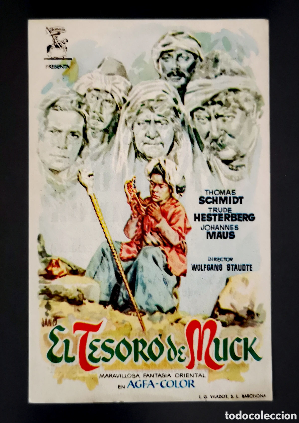 Cine: EL TESORO DE MUCK - FOLLETO DE MANO - Foto 1