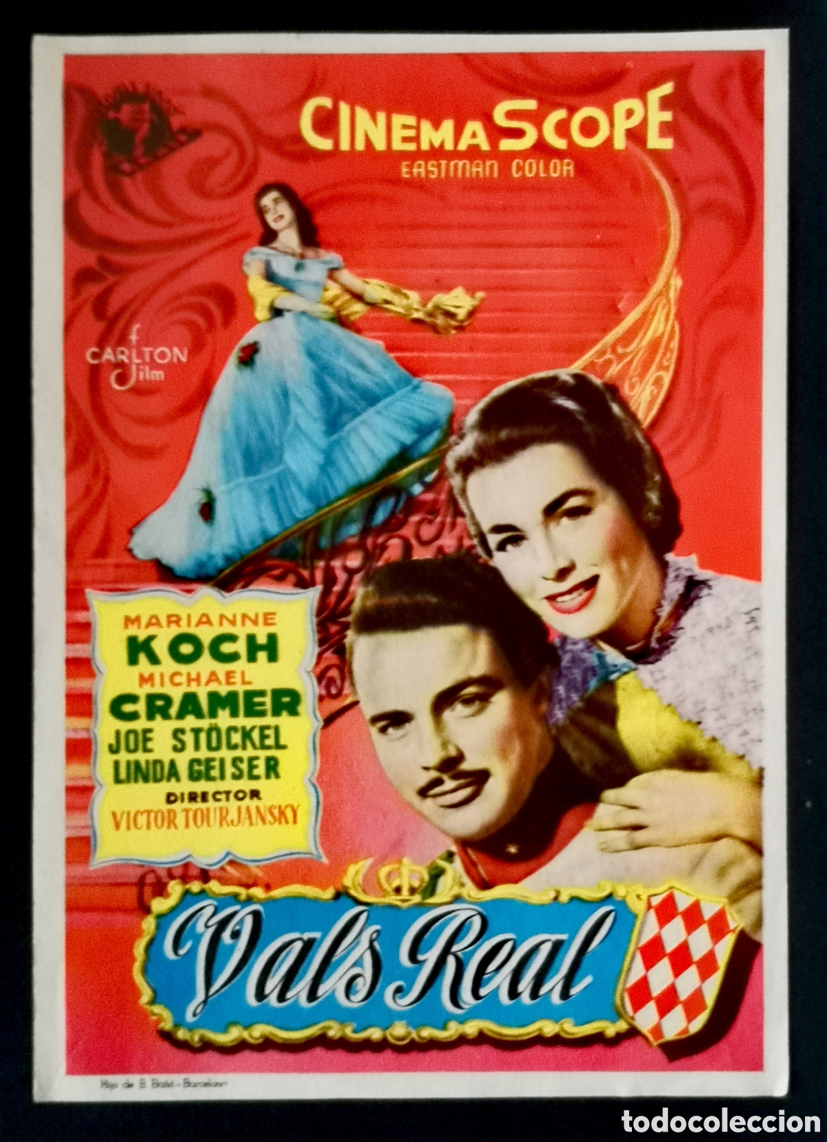 Cine: VALS REAL - FOLLETO DE MANO - Foto 1