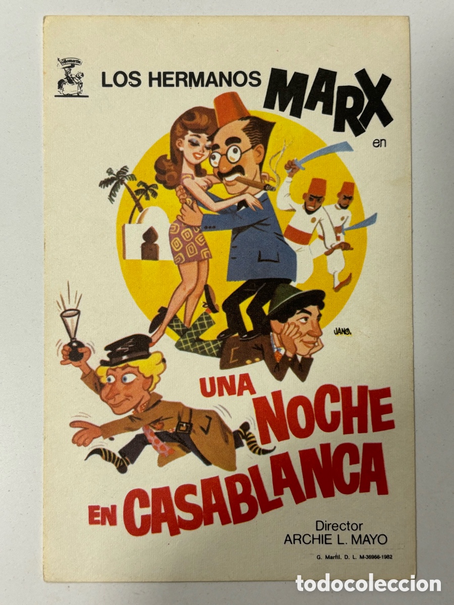 Cine: Programa una noche en Casablanca los hermanos Marx A14 - Foto 1