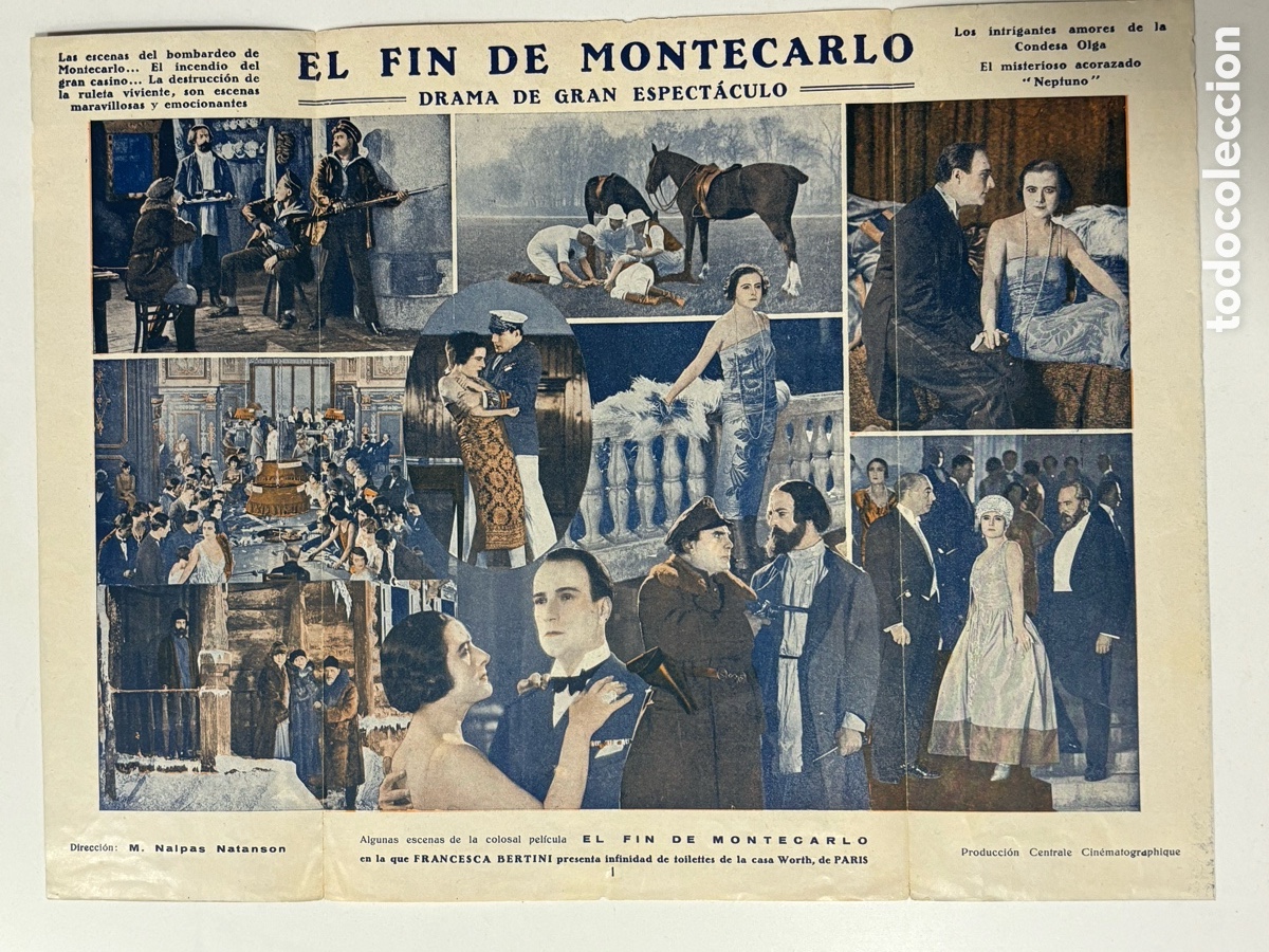 Cine: Programa el fin d&eacute; Montecarlo Francesca Bertini A14 - Foto 2