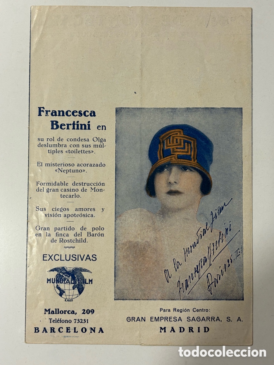 Cine: Programa el fin d&eacute; Montecarlo Francesca Bertini A14 - Foto 3