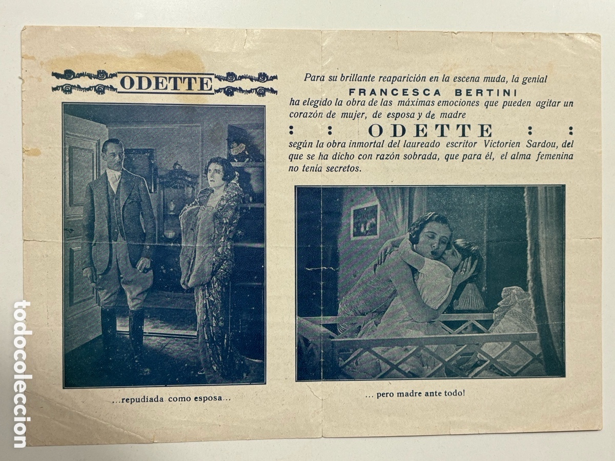 Cine: Programa Odette Francesca Bertini con publicidad palacio de la m&uacute;sica A14 - Foto 2