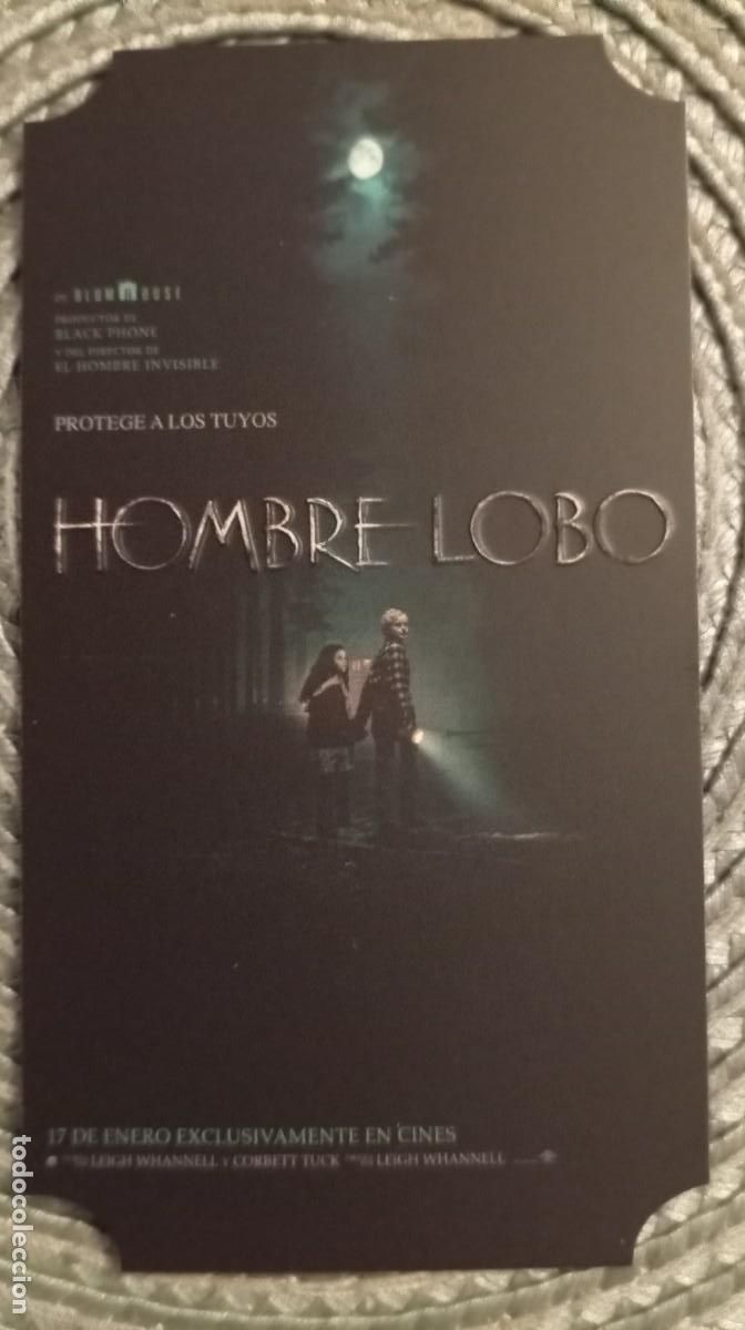Cine: PROGRAMA DE ** HOMBRE LOBO **. 10 x 5.5 CMS.