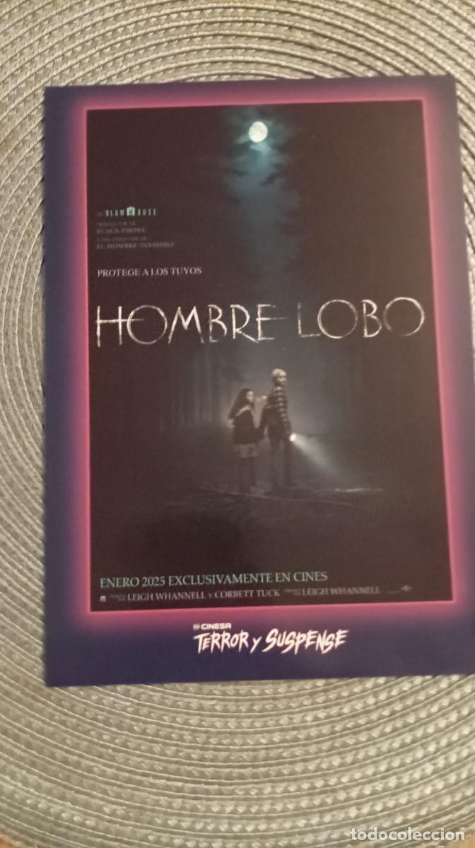 Cine: 1 PROGRAMA DE ** HOMBRE LOBO **. TERROR 21 x 15 CMS.. - Foto 1