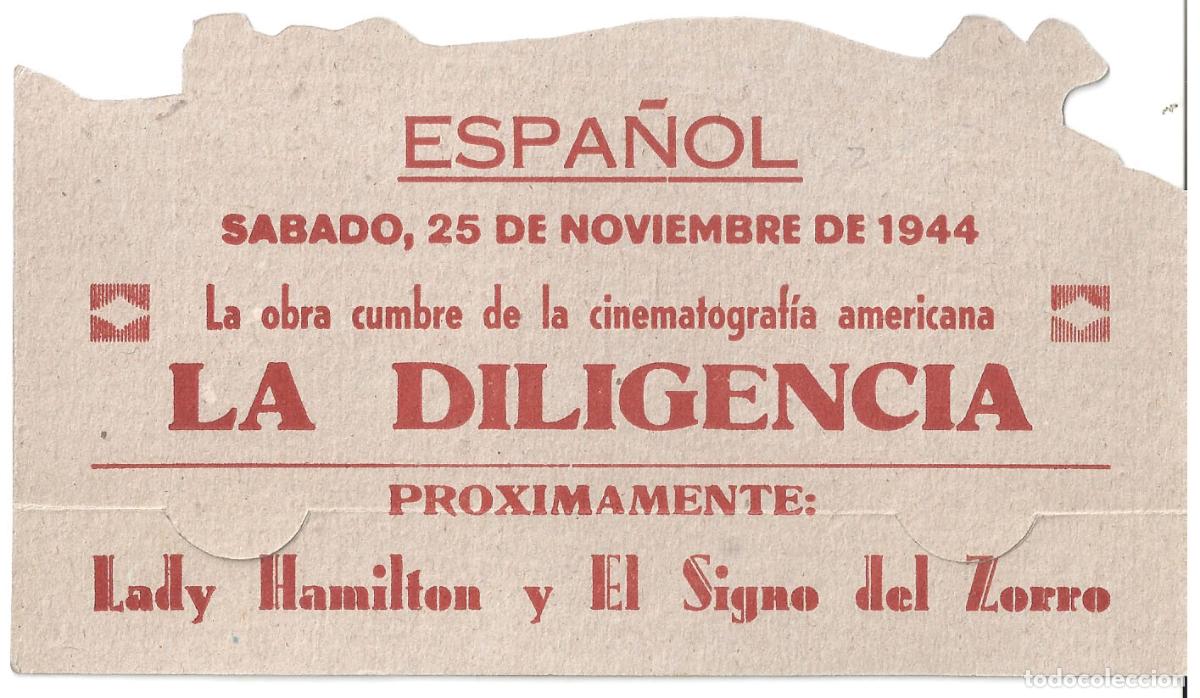 Cine: PTCC 807 LA DILIGENCIA PROGRAMA TROQUELADO CEPICSA JOHN WAYNE JOHN FORD - Foto 2