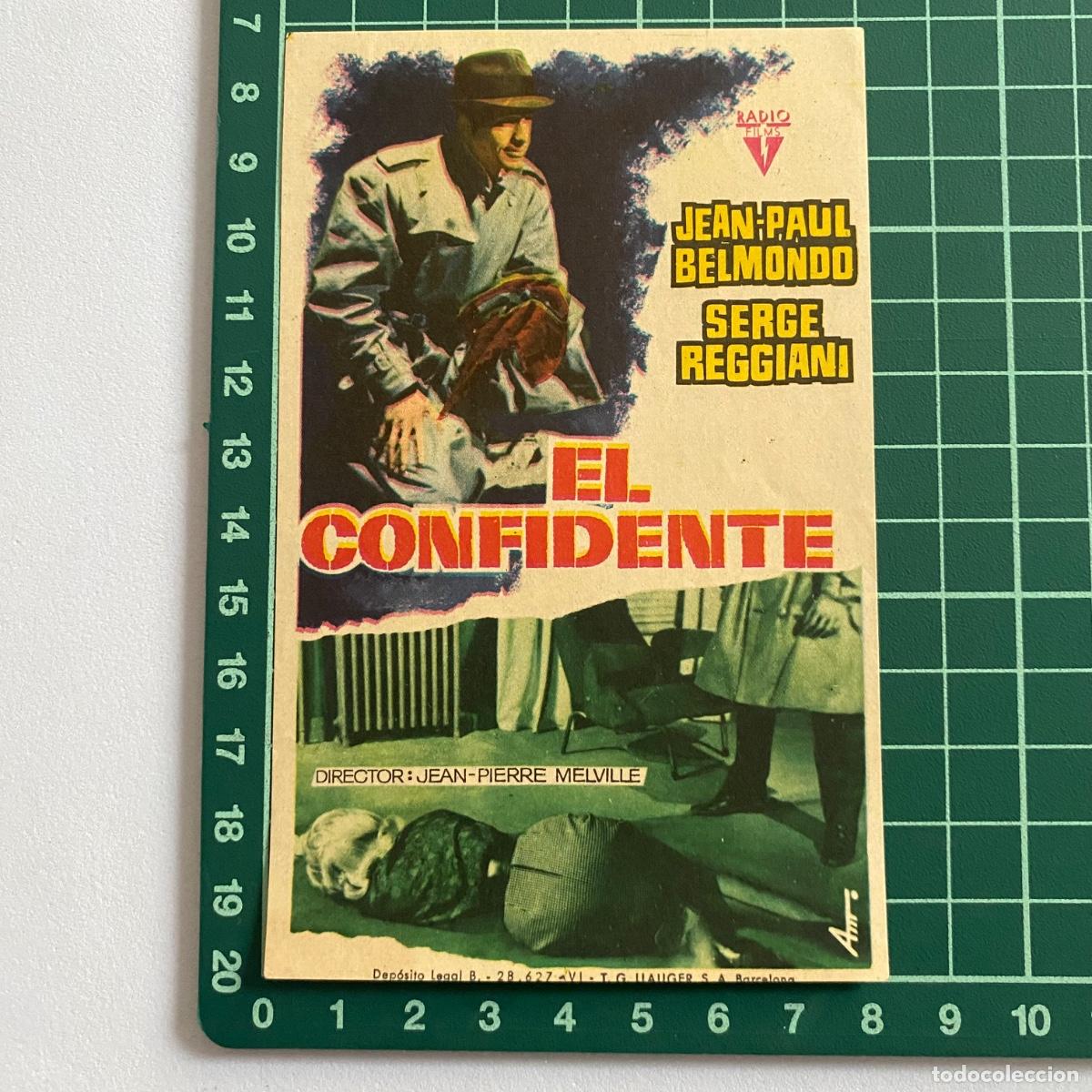 Cine: Programa de cine folleto de mano pelicula El confidente - Foto 1