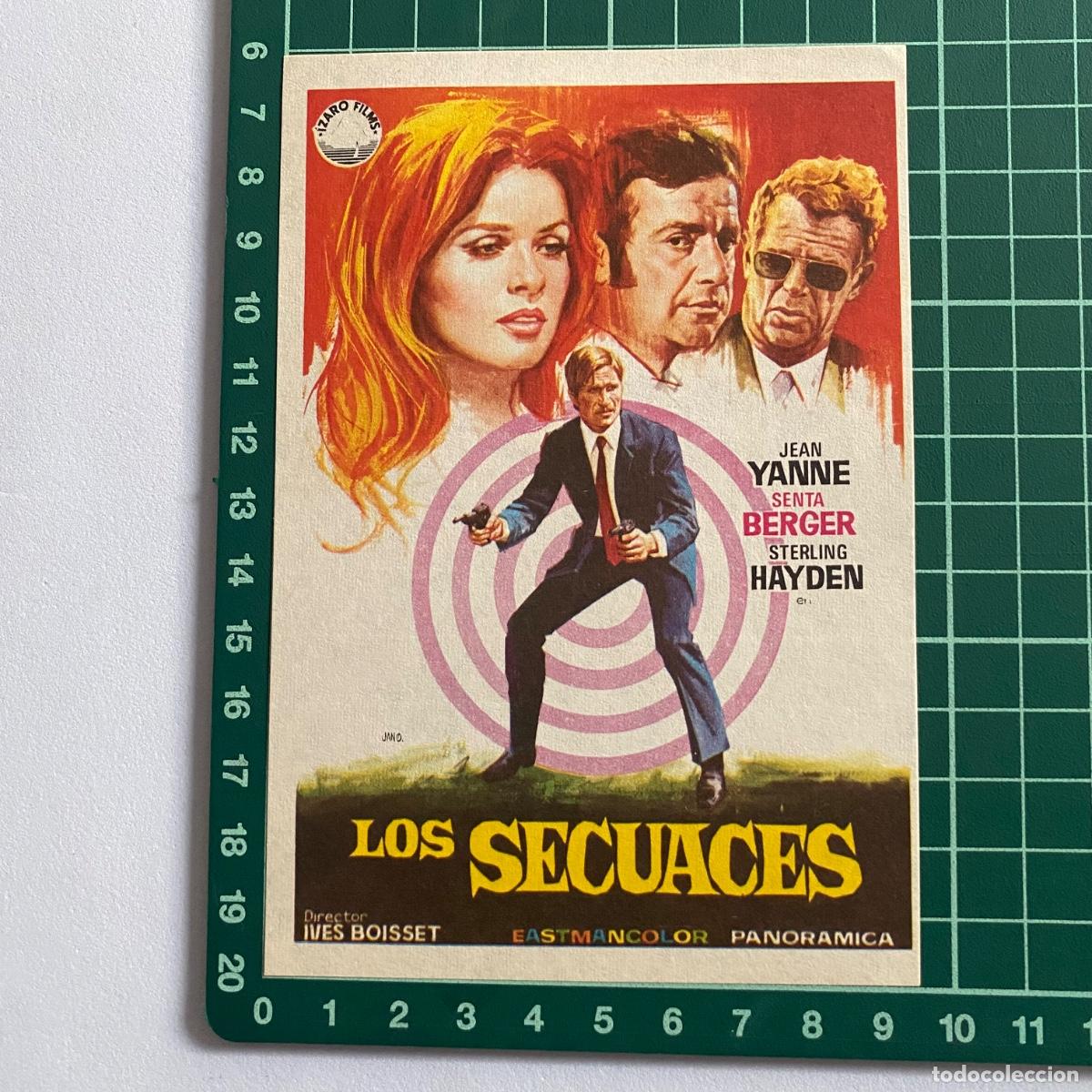 Cine: Programa de cine folleto de mano pelicula Los secuaces - Foto 1