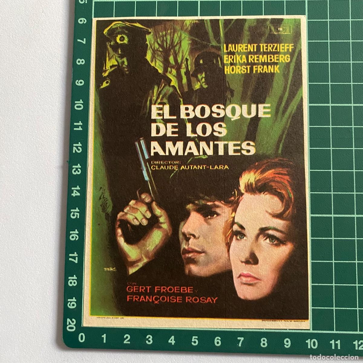 Cine: Programa de cine folleto de mano pelicula El bosque de los amantes - Foto 1