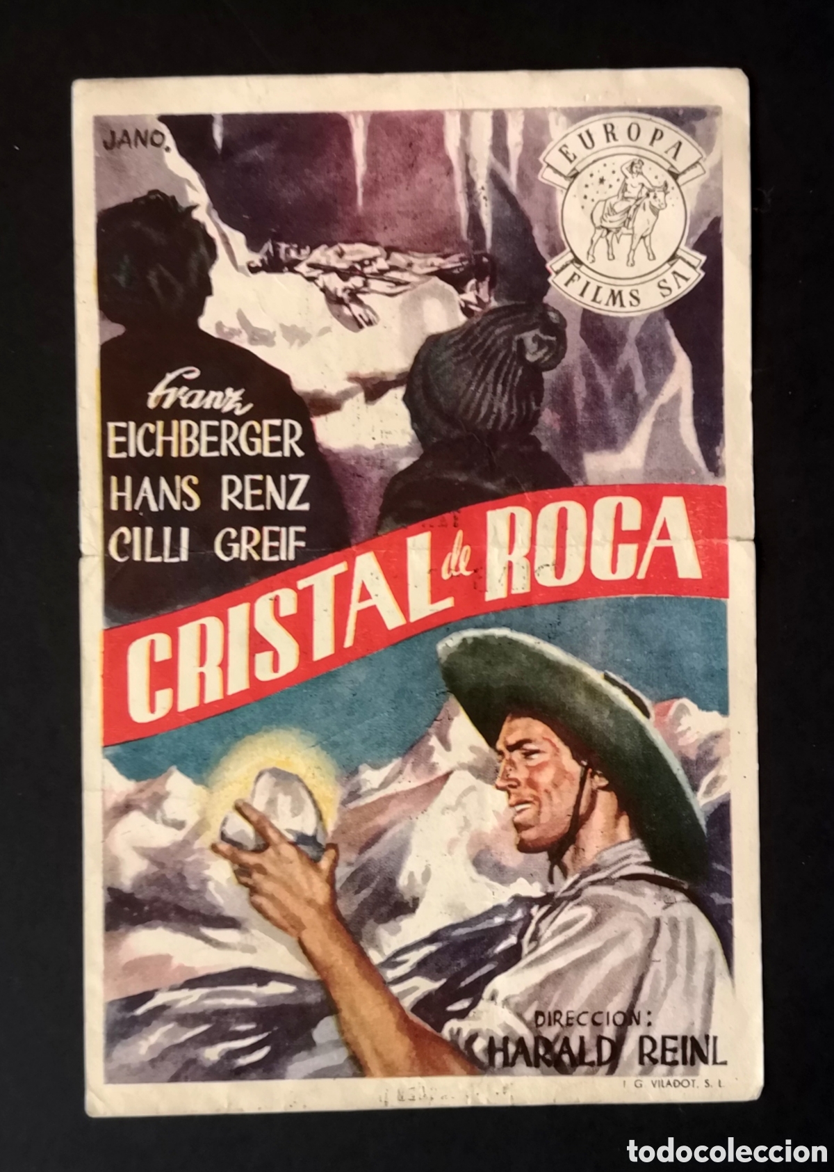 Cine: CRISTAL DE ROCA - FOLLETO - Foto 1