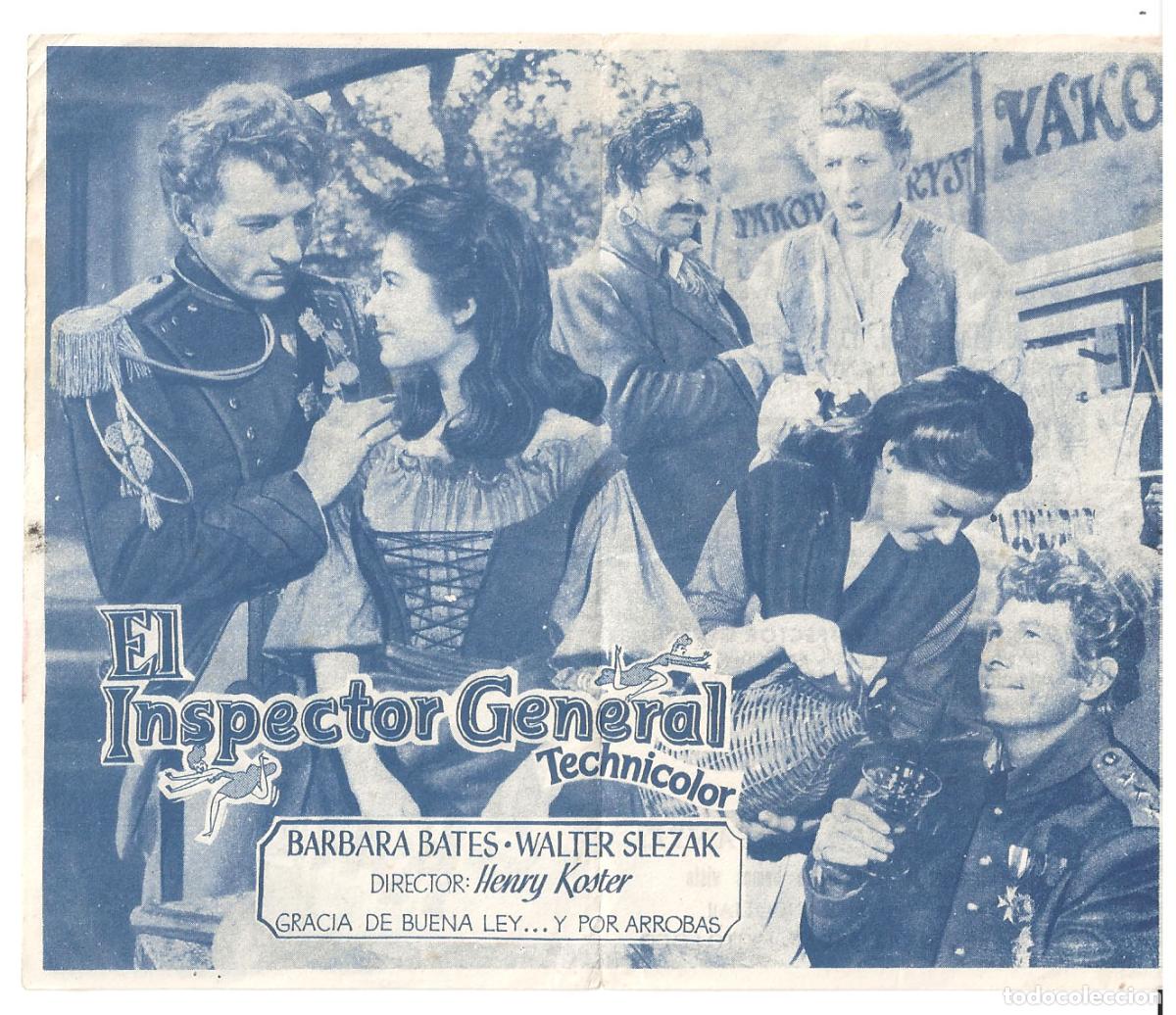 Cine: PTCC 553 EL INSPECTOR GENERAL PROGRAMA DOBLE VERDE WARNER DANNY KAYE - Foto 2