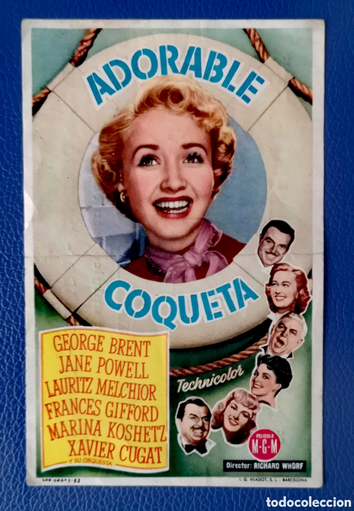 Cine: ADORABLE COQUETA - FOLLETO - Foto 1