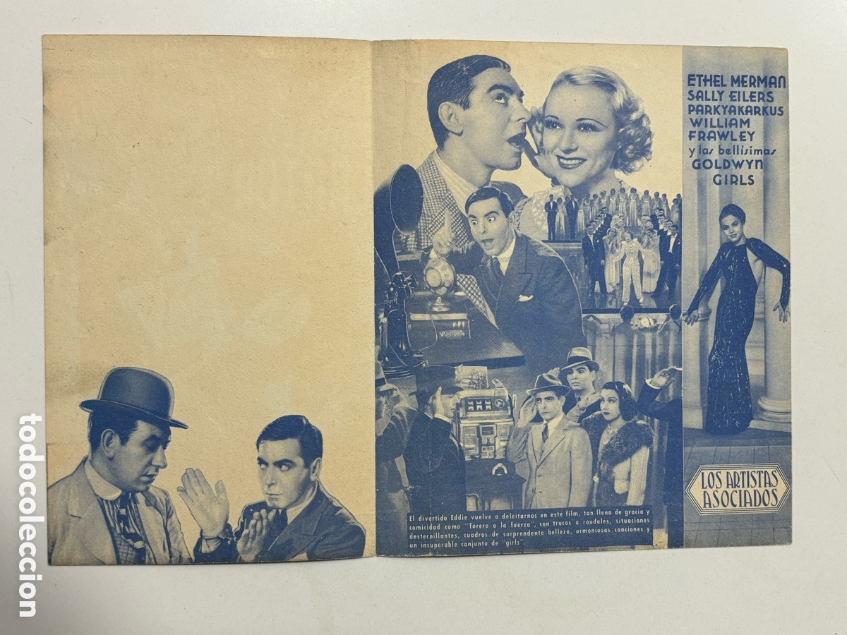 Cine: Programa hombre o rat&oacute;n Eddie cantor A14 - Foto 2