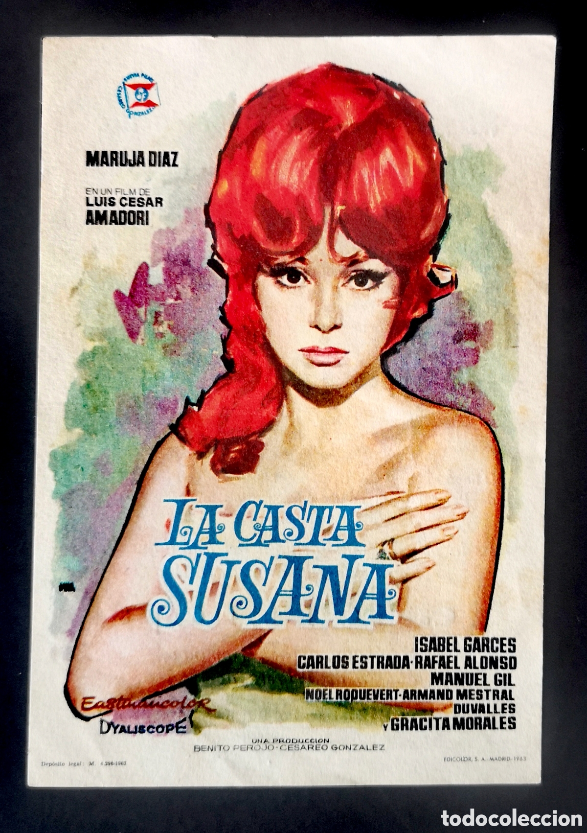 Cine: LA CASTA SUSANA - FOLLETO - Foto 1
