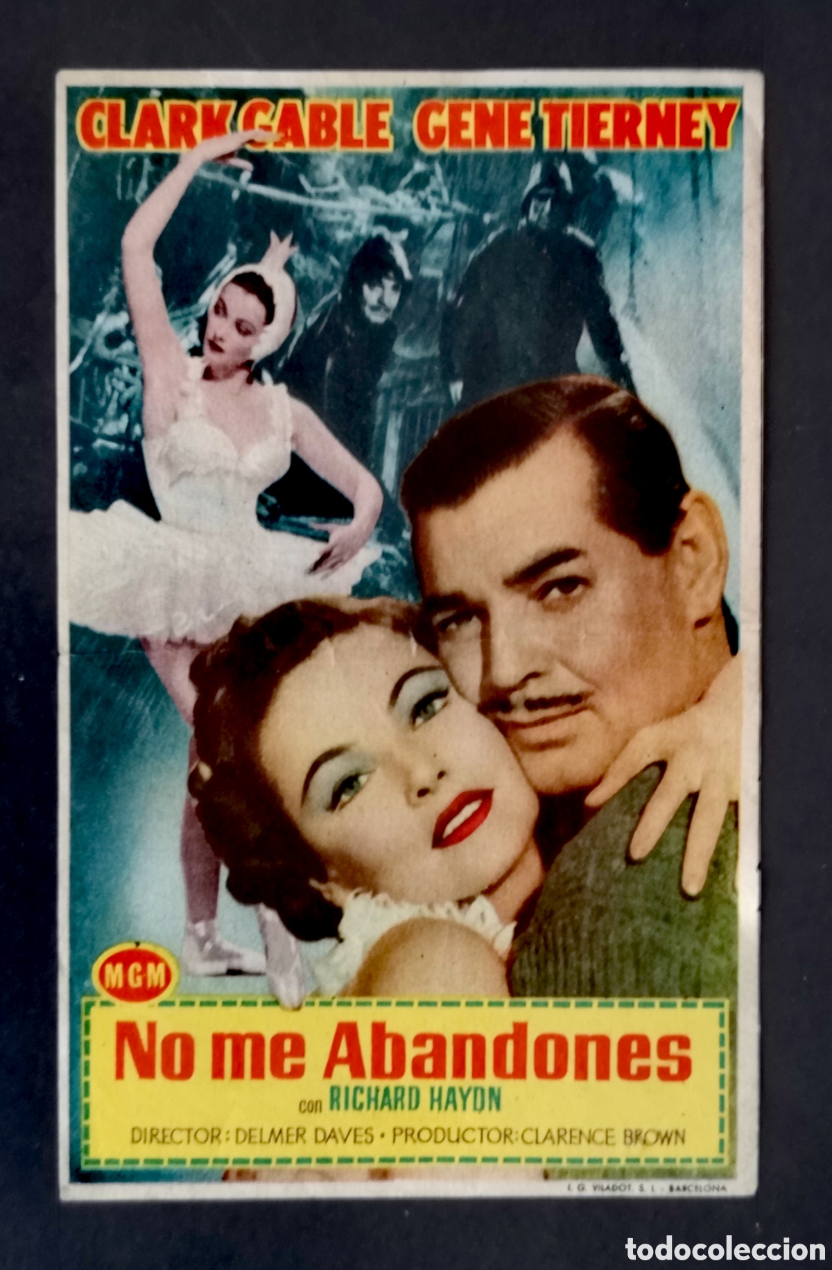 Cine: NO ME ABANDONES - FOLLETO - Foto 1