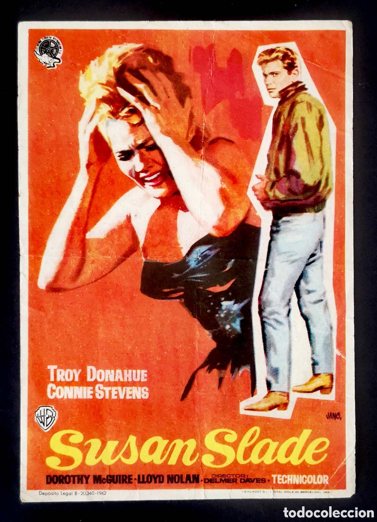 Cine: SUSAN SLADE - FOLLETO DE MANO - Foto 1