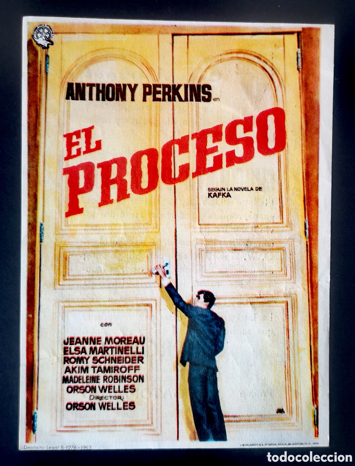 Cine: EL PROCESO - FOLLETO DE MANO - Foto 1