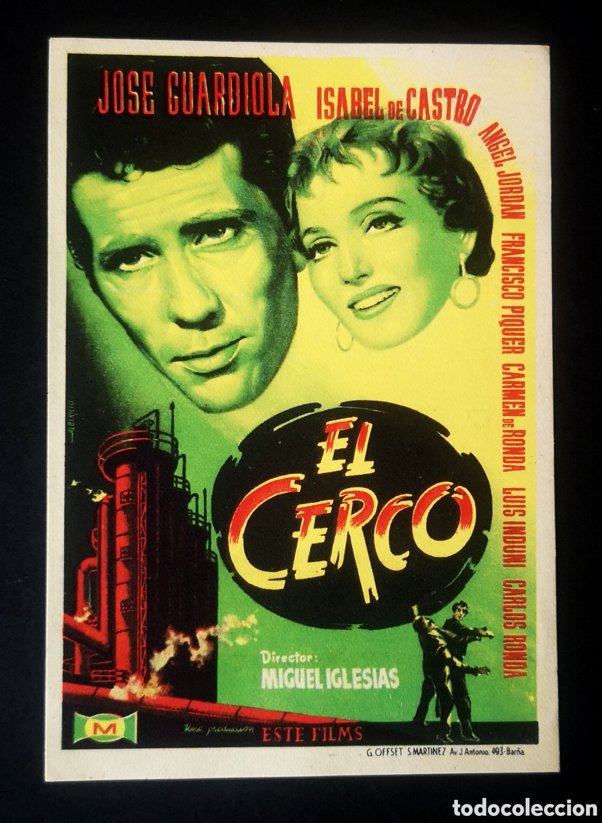 Cine: EL CERCO - FOLLETO DE MANO - Foto 1