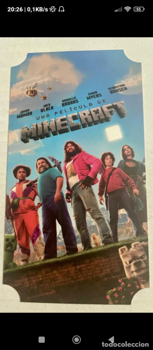 Cine: PROGRAMA DE ** MINECRAFT **. 10 x 5.5 CMS.