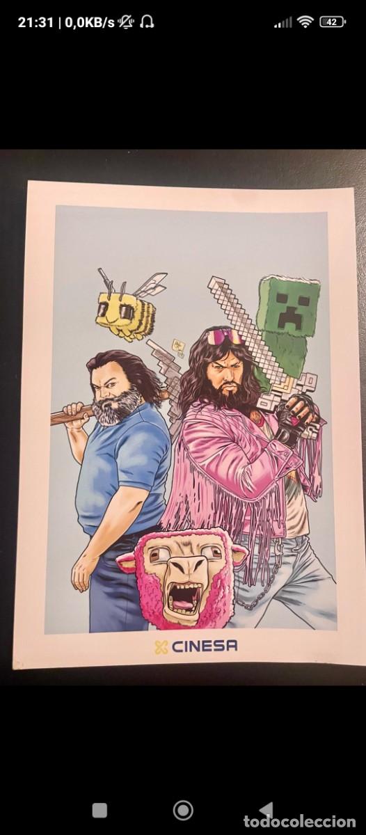 Cine: PROGRAMA DE ** MINECRAFT ** CINESA . 21 x 15.0 CMS.