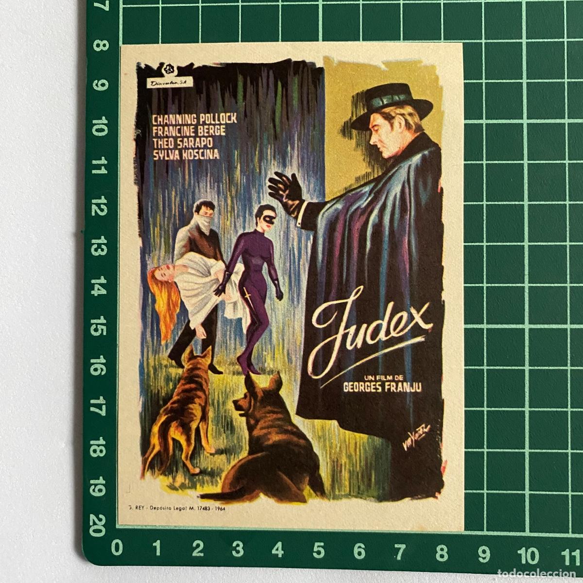 Cine: Programa de cine folleto de mano pelicula Judex - Foto 1