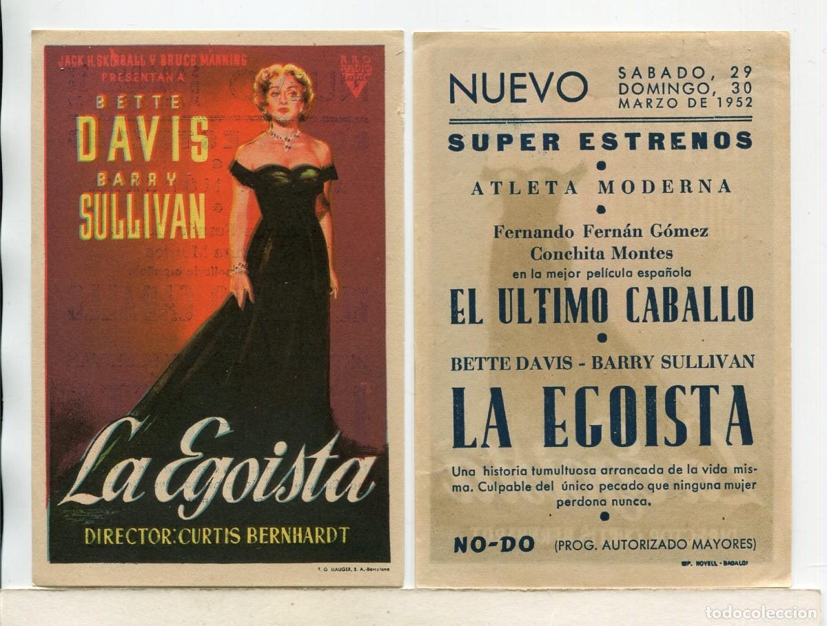 Cine: LA EGOISTA, con Bette Davis. - Foto 1