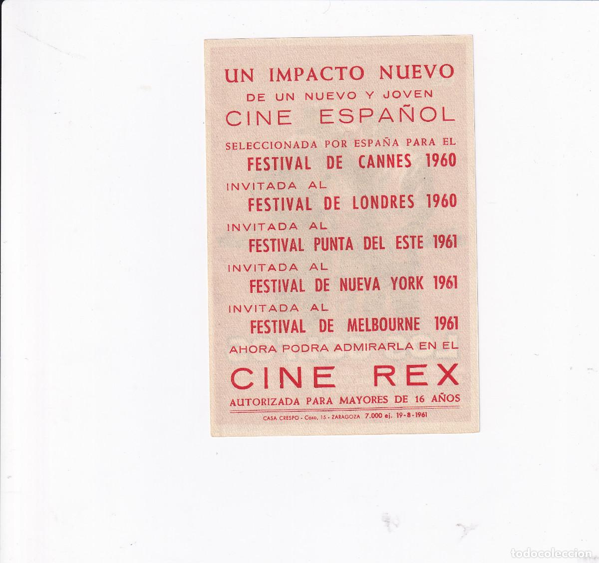Cine: FOLLETO DE MANO.- LOS GOLFOS. Manuel Zarzo. - Foto 2