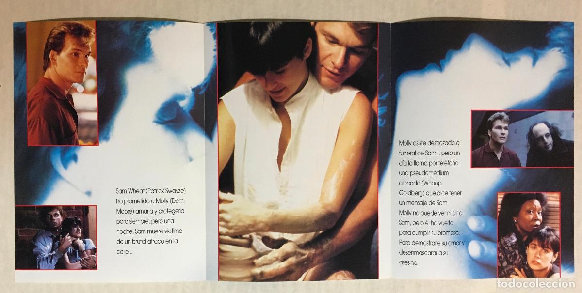 Cine: PTCC6 60 GHOST PROGRAMA TRIPTICO UIP PATRICK SWAYZE DEMI MOORE WHOOPI GOLDBERG - Foto 2