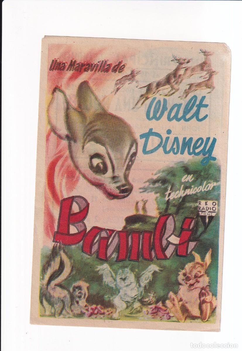 Cine: BAMBI : WALT DISNEY, CINE PRINCIPAL DE GRANOLLERS