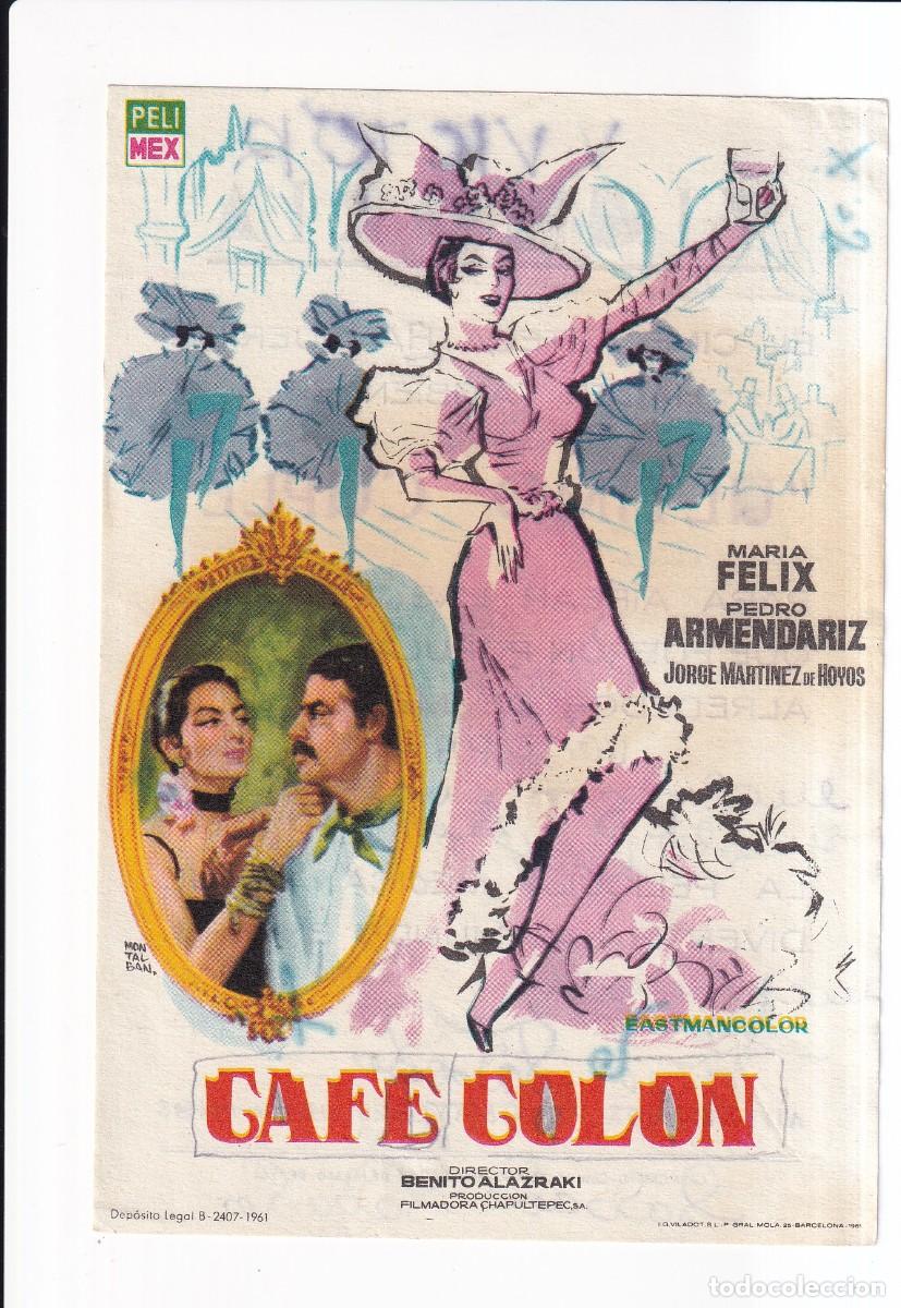 Cine: CAFE COLON : MARIA FELIX - Foto 1