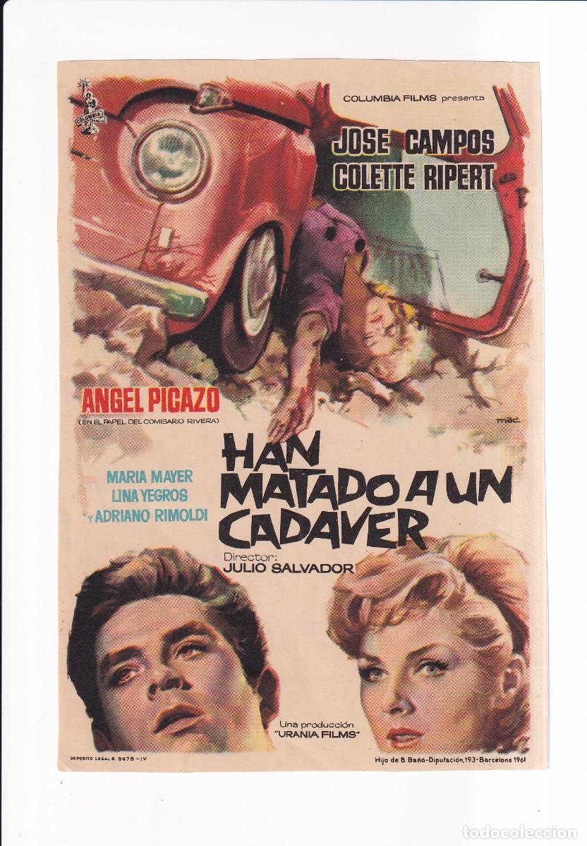 Cine: HAN MATADO A UN CADAVER : JOSE CAMPOS - Foto 1
