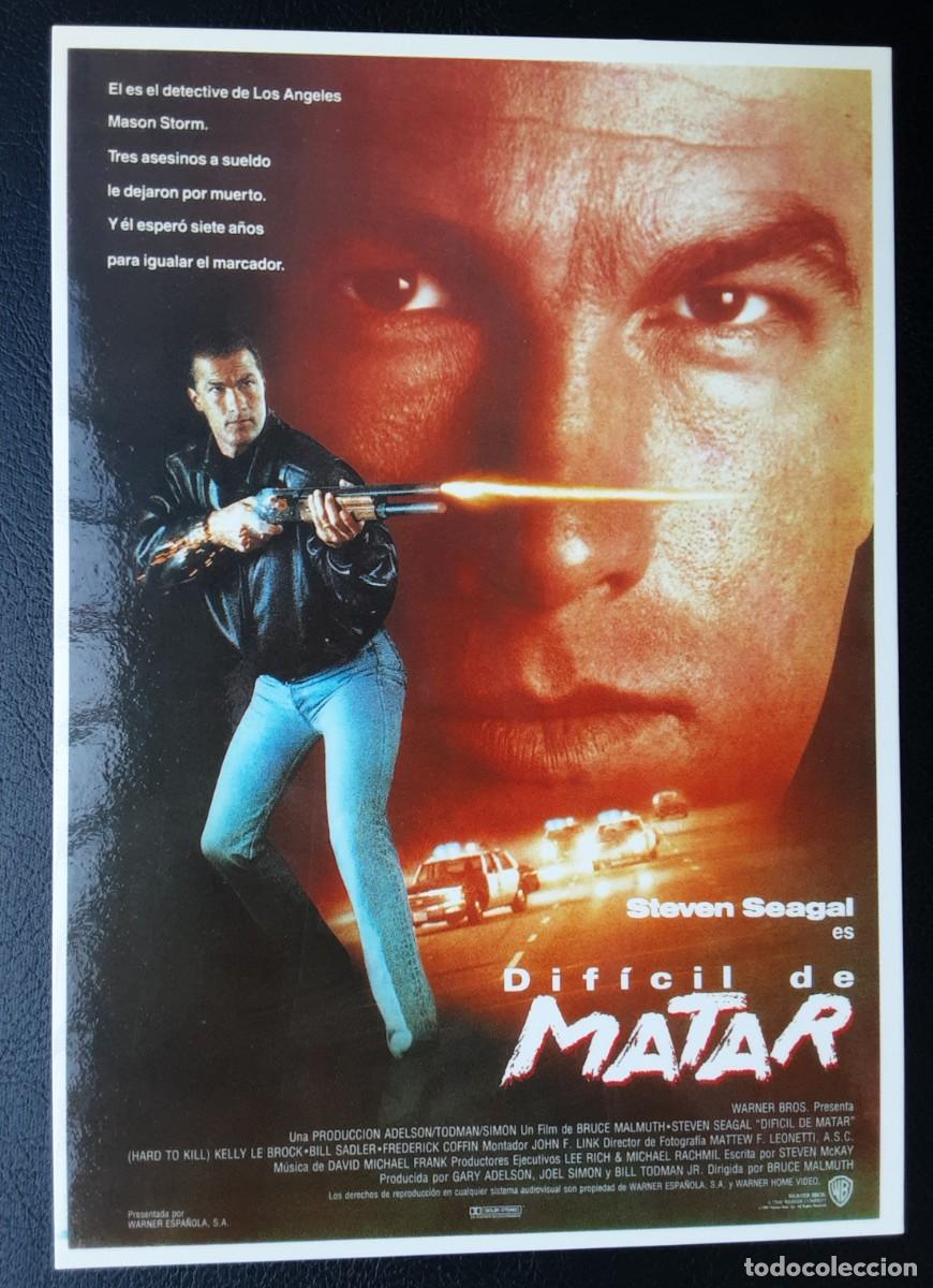 Cine: POSTAL DIFICIL DE MATAR, STEVEN SEAGAL. - Foto 1