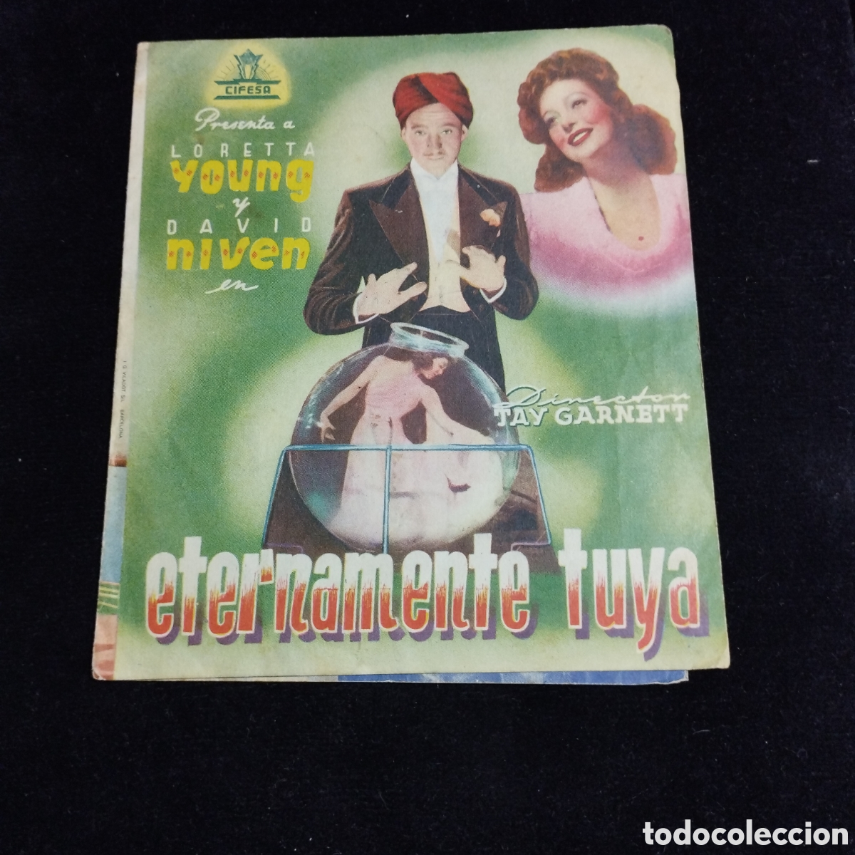 Cine: Programa de cine, doble. Eternamente tuya. Loretta Young. David Niven. Fantasio - Foto 1