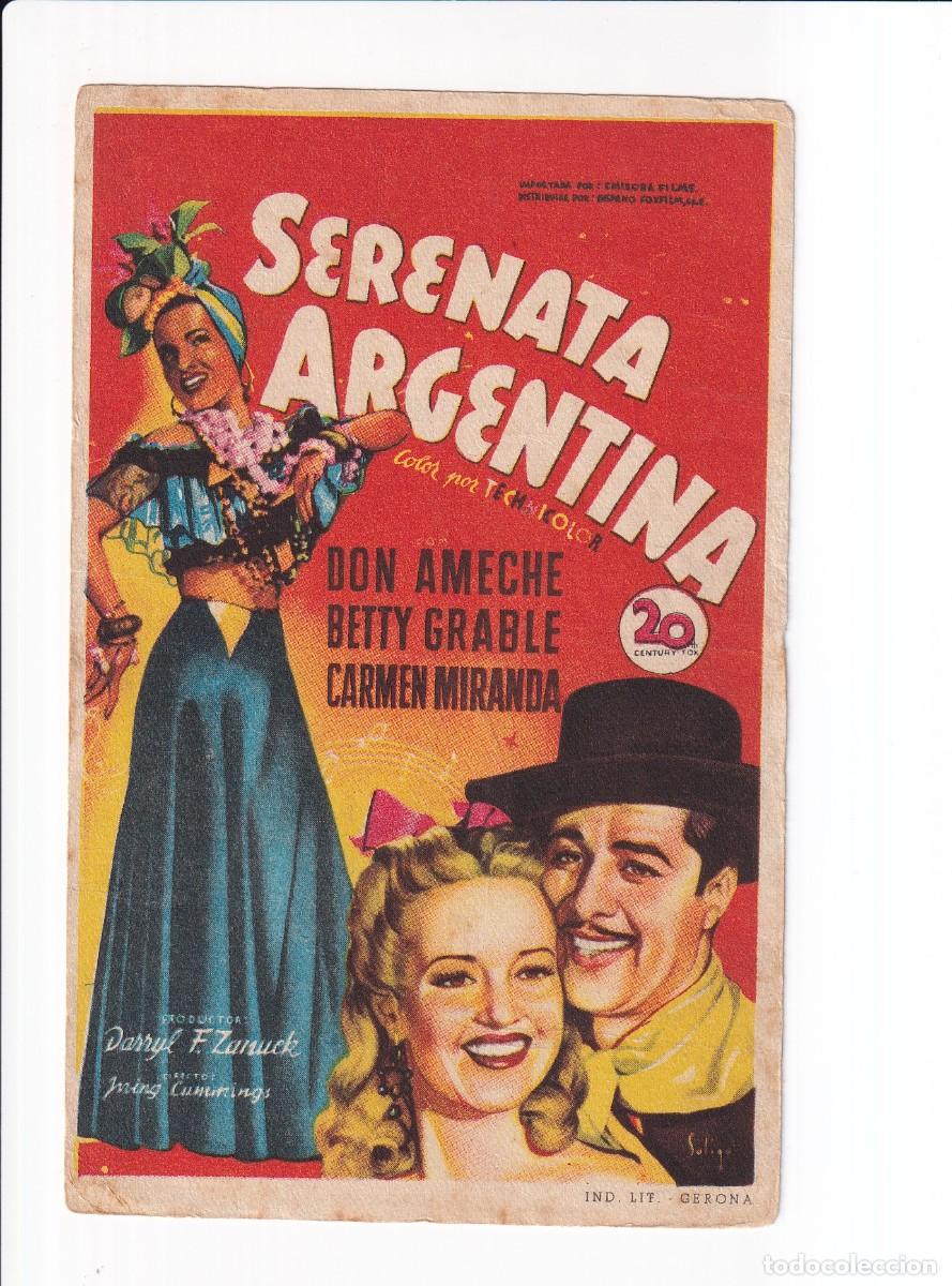 Cine: SERENATA ARGENTINA : DON AMECHE - Foto 1