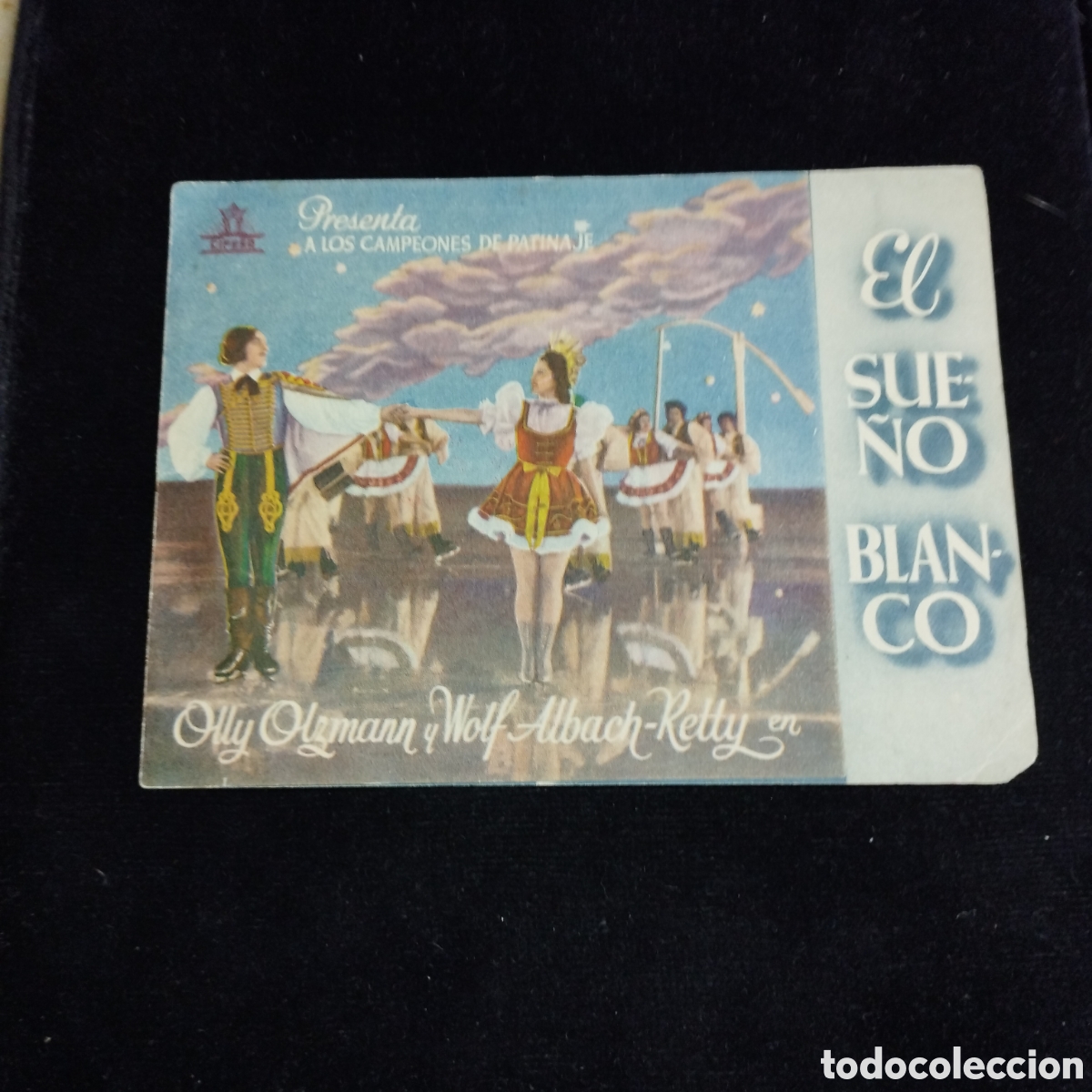 Cine: Programa de cine, doble. El sue&ntilde;o blanco. Olly Olzmann. Wolf Albach - Ketty. - Foto 1