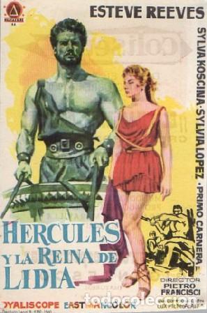 Cine: PROGRAMA DE CINE: HERCULES Y LA REINA DE LIDIA PC-9478 - Foto 1