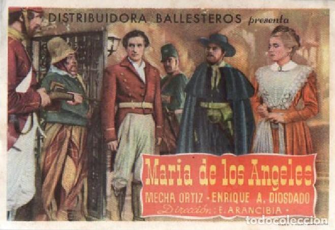 Cine: PROGRAMA DE CINE: MARIA DE LOS ANGELES PC-9488 - Foto 1